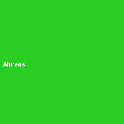 Hersteller: Ahrens