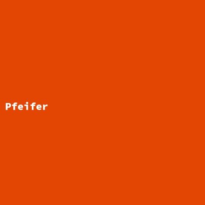 Hersteller: Pfeifer