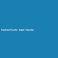 Fantastische Samt-Tasche