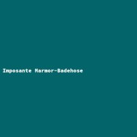 Imposante Marmor-Badehose