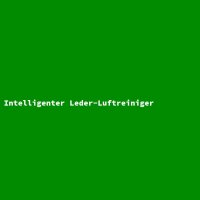 Intelligenter Leder-Luftreiniger