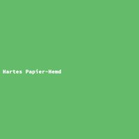 Hartes Papier-Hemd
