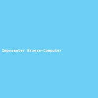 Imposanter Bronze-Computer